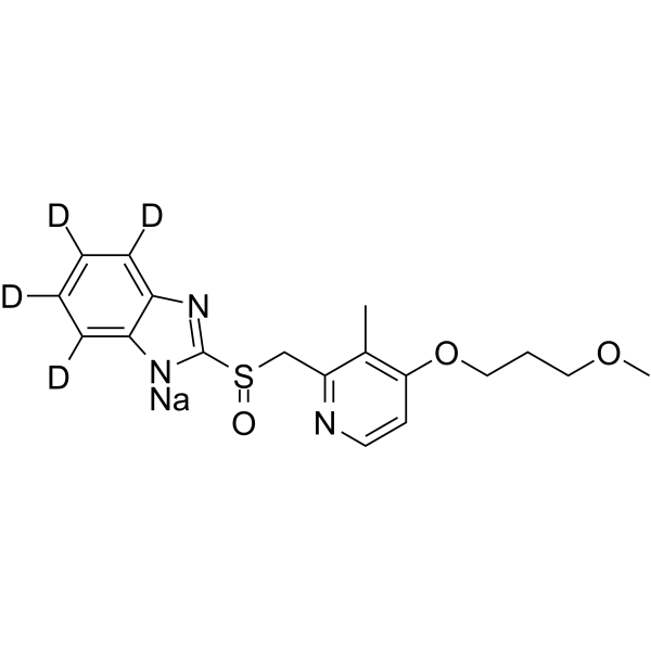Rabeprazole-d4 sodium (LY307640-d4 sodium)
